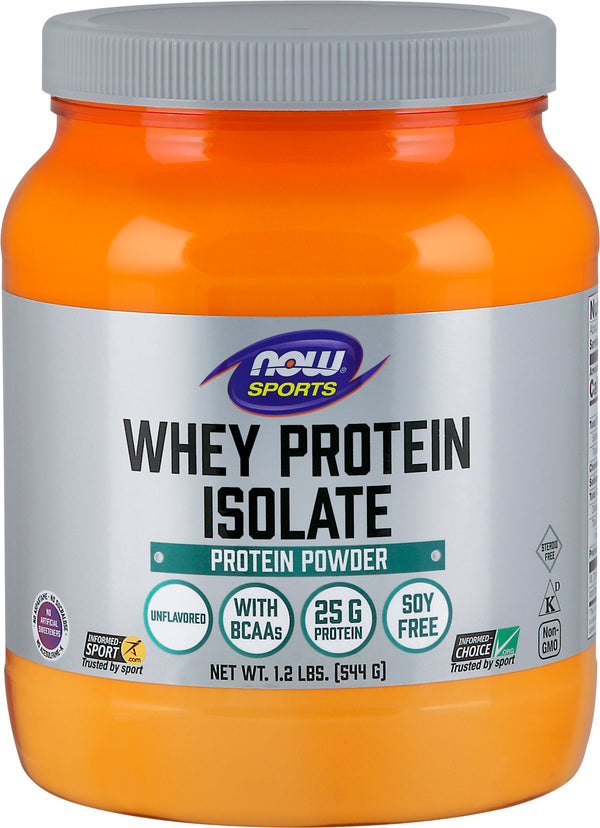 Now Whey Protein Isolate Unflavoured 544 g - 1