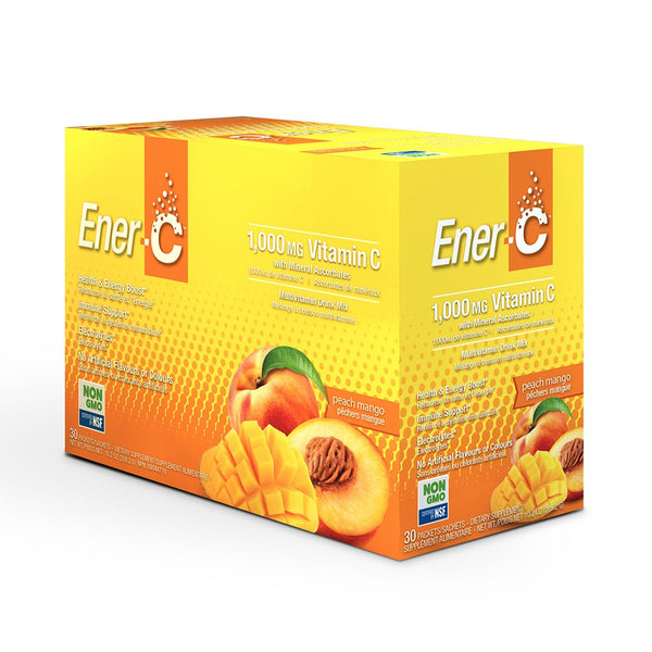 Ener-C Multivitamin Drink Mix Peach Mango Box 30 Packets - 1