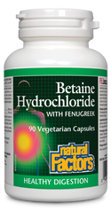 Natural Factors Betaine Hydrochloride Vegetarian Capsules - 1
