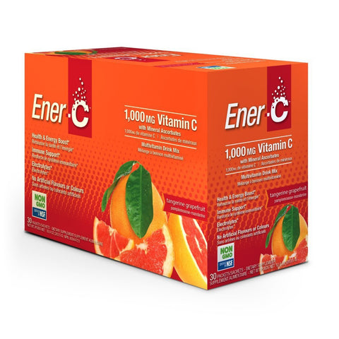 Ener-C Multivitamin Drink Mix Tangerine Grapefruit Box 30 Packets