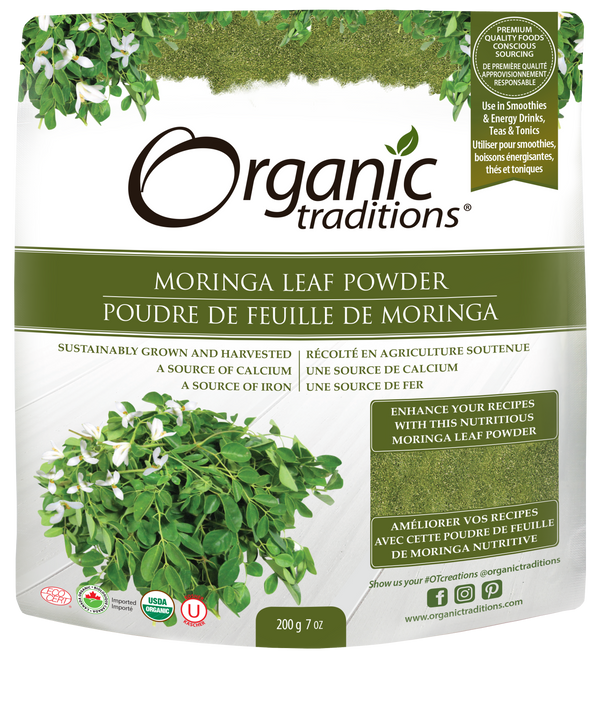 Organic Traditions Moringa Leaf Powder 200g - 1