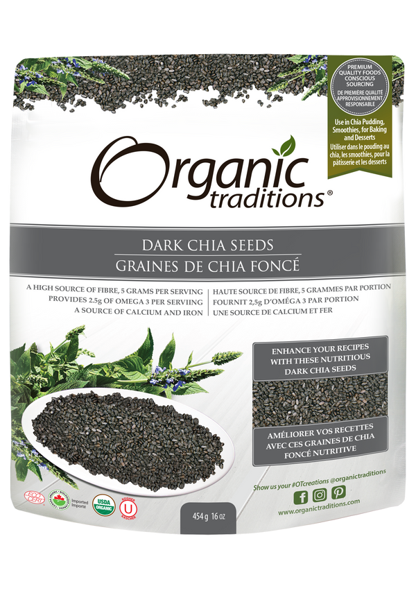 Organic Traditions Dark Chia Seeds - 3