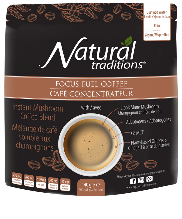 Organic Traditions Focus Fuel Coffee 140g - 1