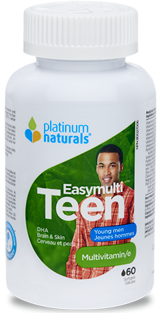 Platinum Naturals Easy Teen Young Men 60 Softgel
