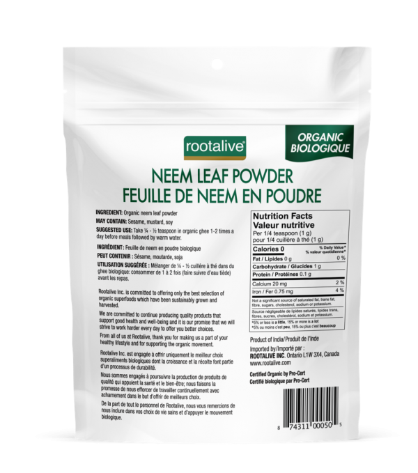 RootAlive Organic Neem Leaf Powder 200g - 2