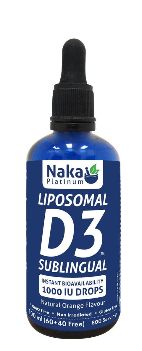 Naka Liposomal Vitamin D3 100 ml (60+40 Free)