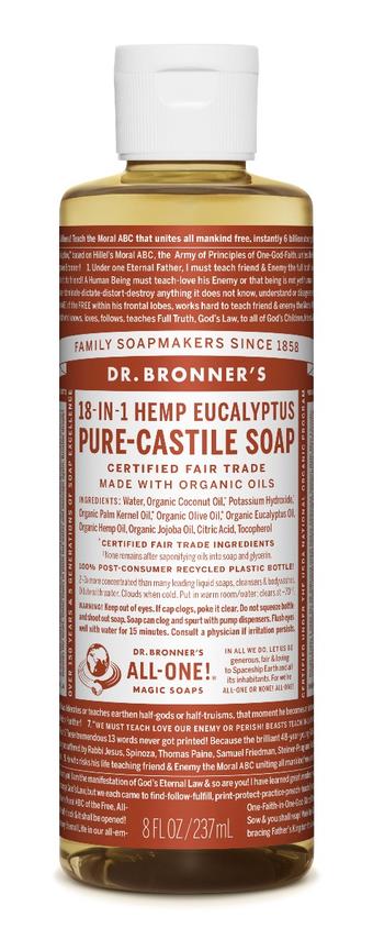 Dr. Bronner's All-One Pure-Castile Liquid Soap Eucalyptus