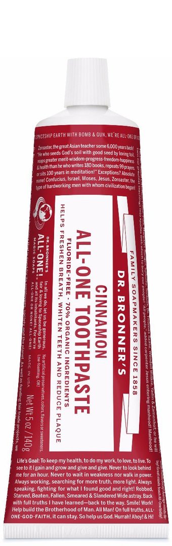 Dr. Bronner's All-One Toothpaste Cinnamon 140g - 1