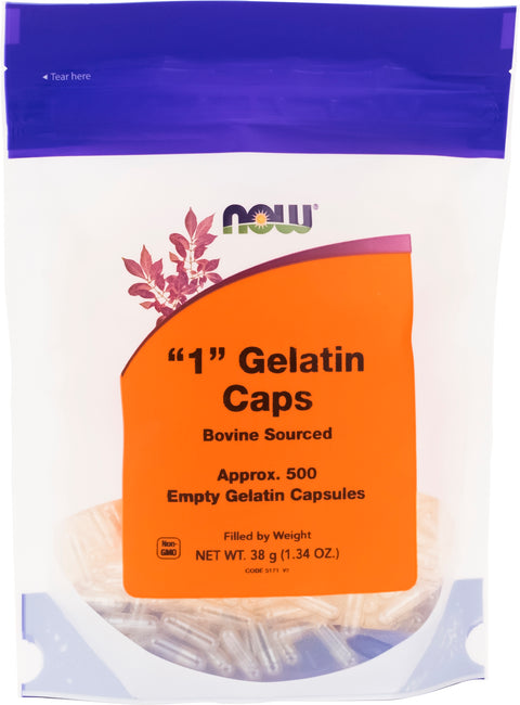Now "1" Gelatin Caps Approx. 500