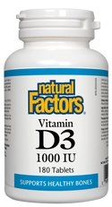 Natural Factors Vitamin D3 1000IU Tablets - 2