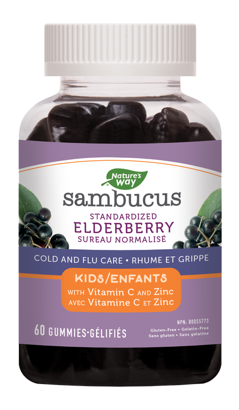 Nature's Way Sambucus Elderberry Kids 60 Gummies