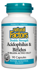 Natural Factors Acidophilus & Bifidus 10 Billion - 1