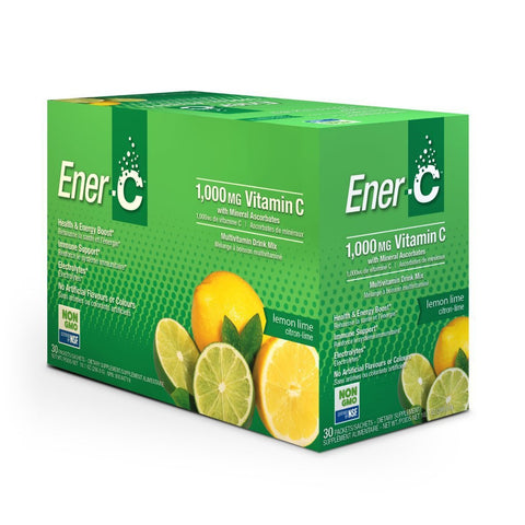 Ener-C Multivitamin Drink Mix Lemon Lime Box 30 Packets