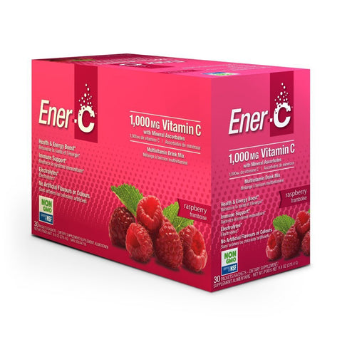 Ener-C Multivitamin Drink Mix Raspberry Box 30 Packets