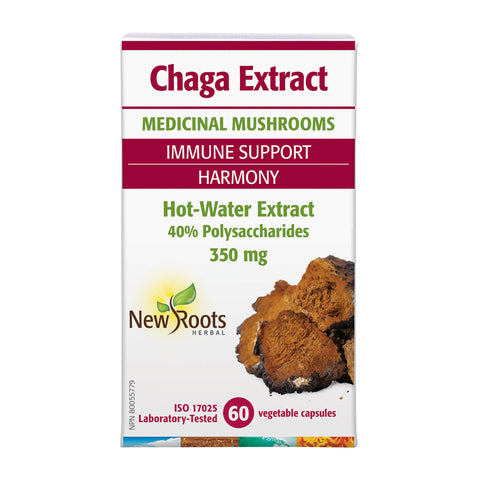 New Roots Chaga 60 Vegetable Capsules