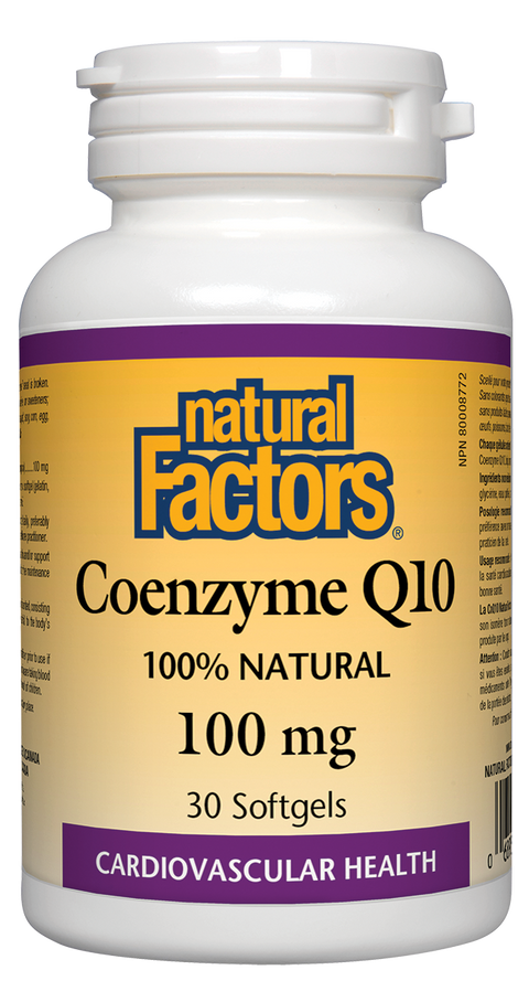 Natural Factors Coenzyme Q10 100mg