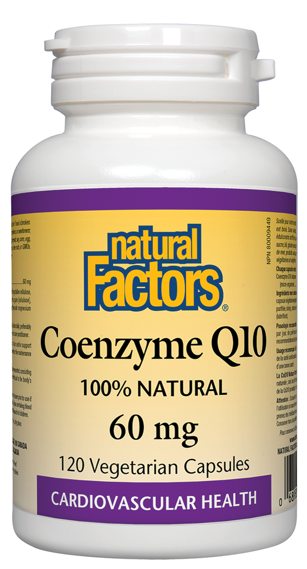 Natural Factors Coenzyme Q10 60mg 120VCaps - 1