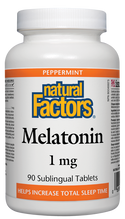 Natural Factors Melatonin 1mg Peppermint Sublingual - 1
