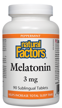 Natural Factors Melatonin 3mg Peppermint Sublingual - 1