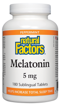 Natural Factors Melatonin 5mg Peppermint Sublingual - 2