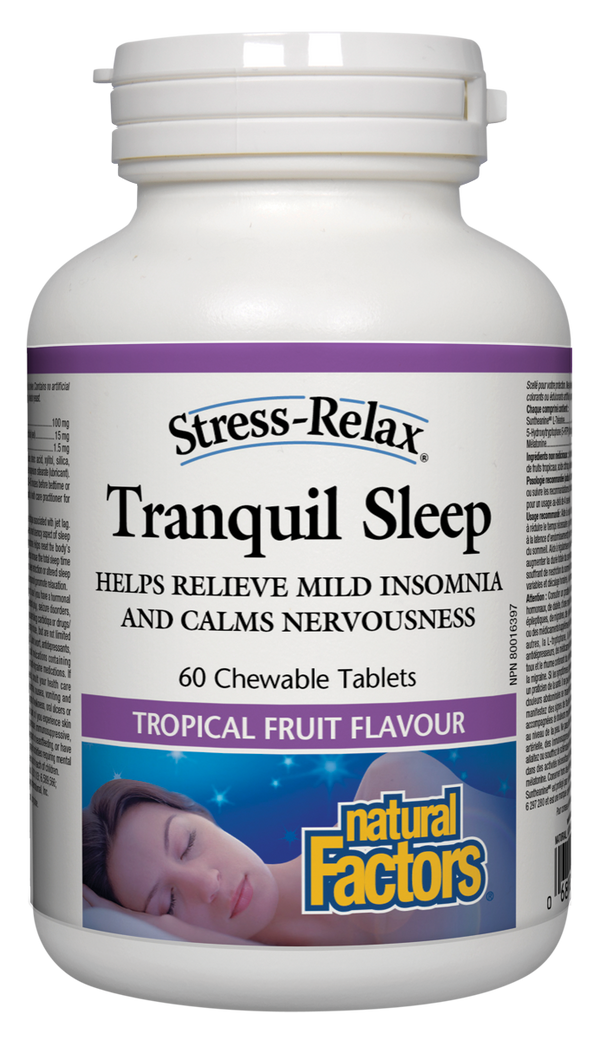 Natural Factors Tranquil Sleep Chewable Tablets - 1