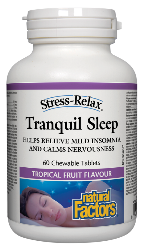 Natural Factors Tranquil Sleep Chewable Tablets
