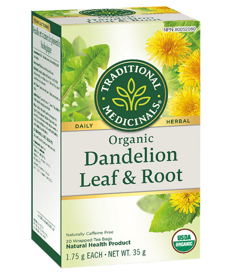 Traditional Medicinals Dandelion Leaf & Root 20 Tea Bags