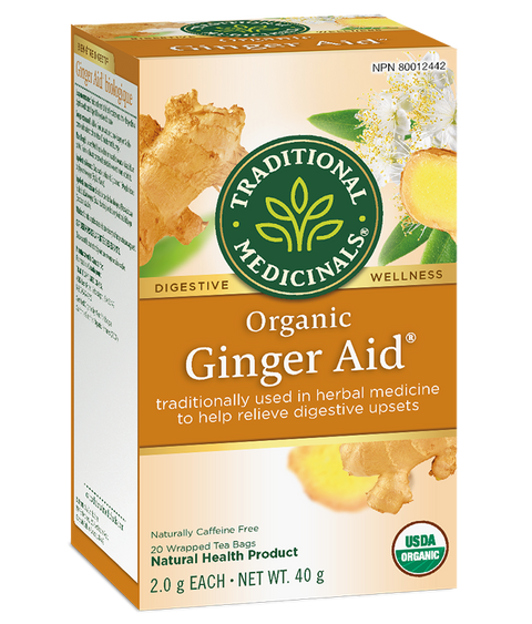 Traditional Medicinals Ginger Aid 20 Tea Bags