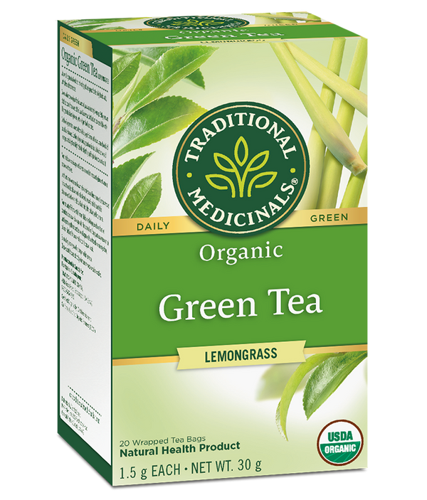 Traditional Medicinals Green Tea Lemongrass 20 Tea Bags - 1