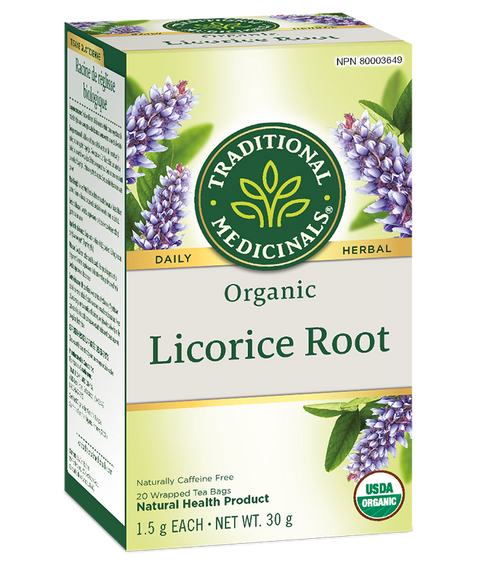 Traditional Medicinals Licorice Root 20 Tea Bags