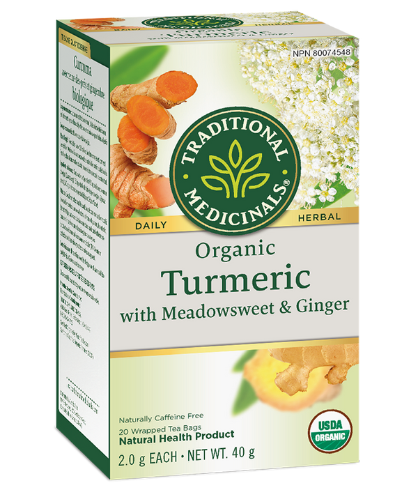 Traditional Medicinals Turmeric with Meadowsweet & Ginger 20 Tea Bags - 1