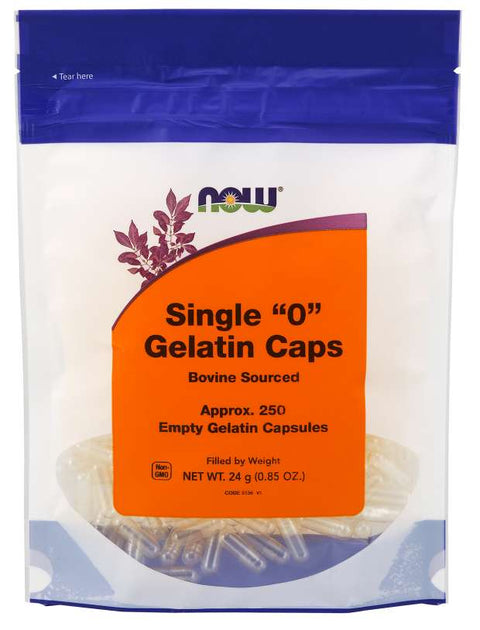 Now Single "O" Gelatin Caps