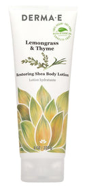 Derma-E Lemongrass & Thyme Restoring Shea Body Lotion 227g - 1