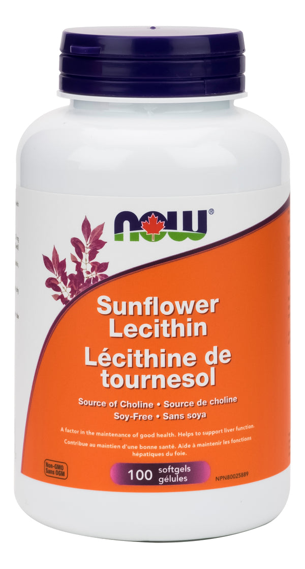 Now Sunflower Lecithin 100 Softgel - 1