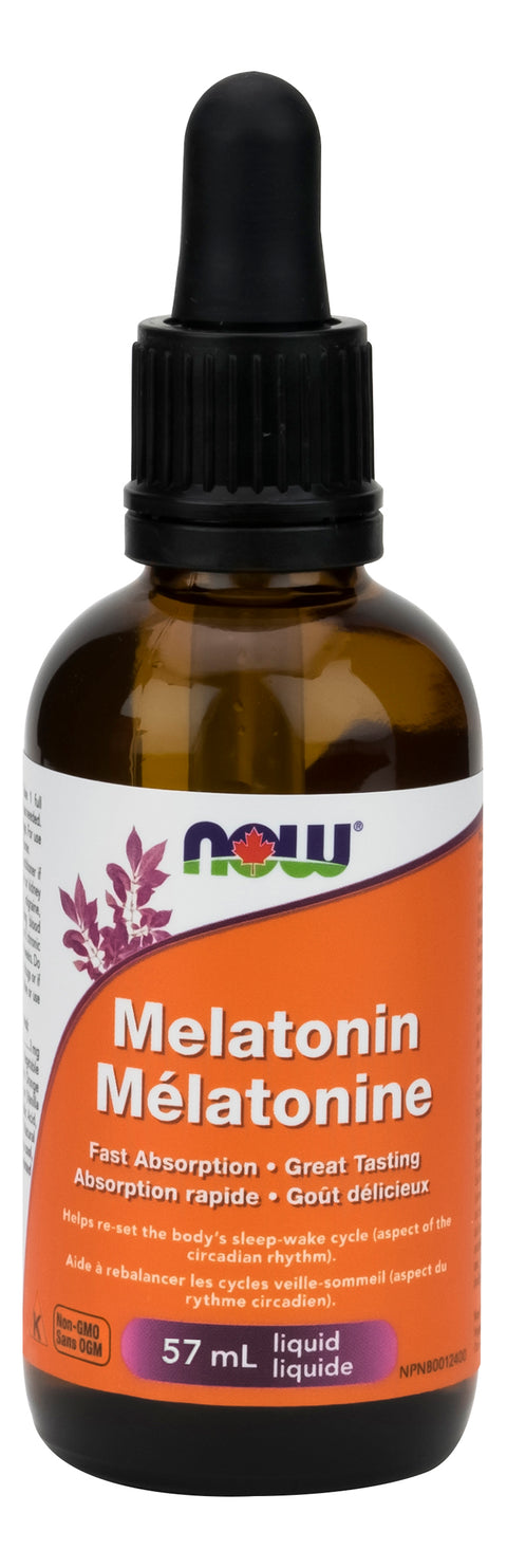 Now Liquid Melatonin 3 mg 59 ml