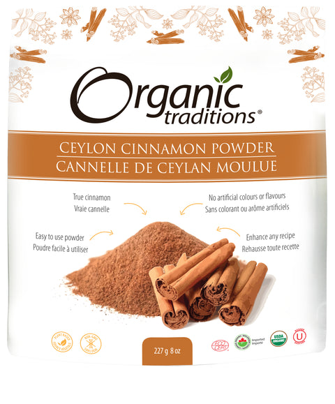Organic Traditions Ceylon Cinnamon powder 227 g