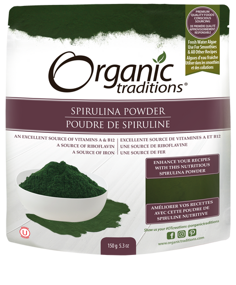 Organic Traditions Spirulina Powder 150g