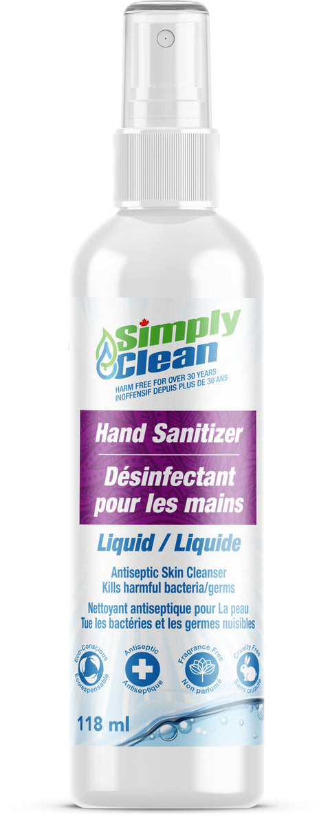 Simply Clean Hand Sanitizer Liquid Spray 118 ml