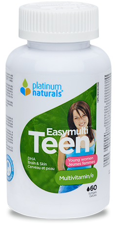 Platinum Naturals Easy Teen Young Women 60 Softgel
