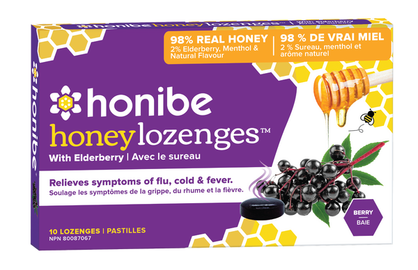 Honibe Honey Lozenges Berry 10 Lozenges - 1
