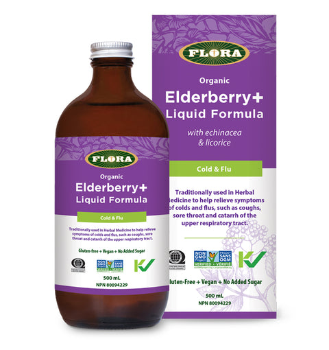 Flora Elderberry+ Liquid Formula - 0