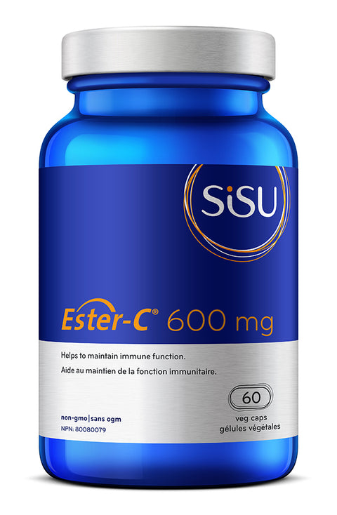 SISU Ester-C 600 mg Veg Capsules