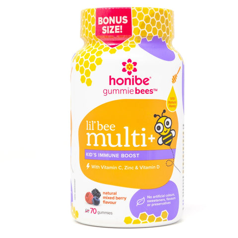 Honibe Gummie Bees Complete Kids Multivitamin + Immune