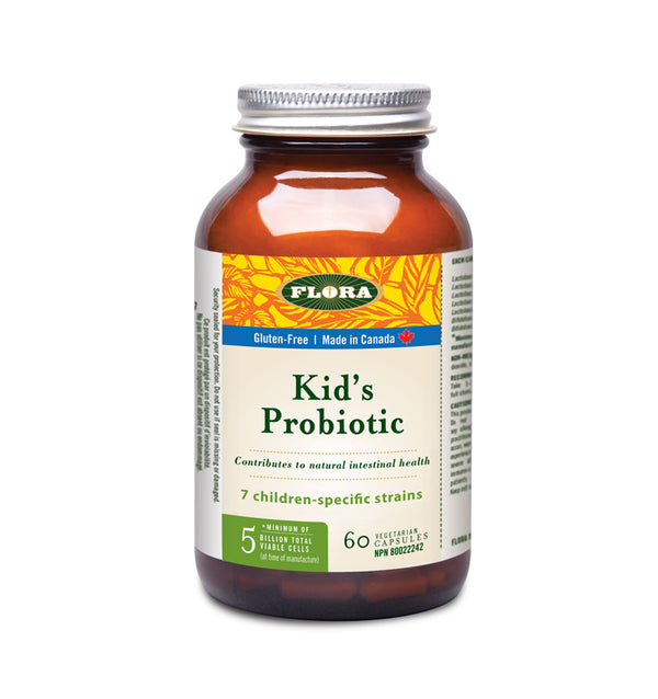 Flora Kid's Probiotic 5 Billion 60 Vegetarian Capsules - 1