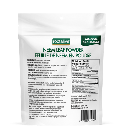 RootAlive Organic Neem Leaf Powder 200g - 0