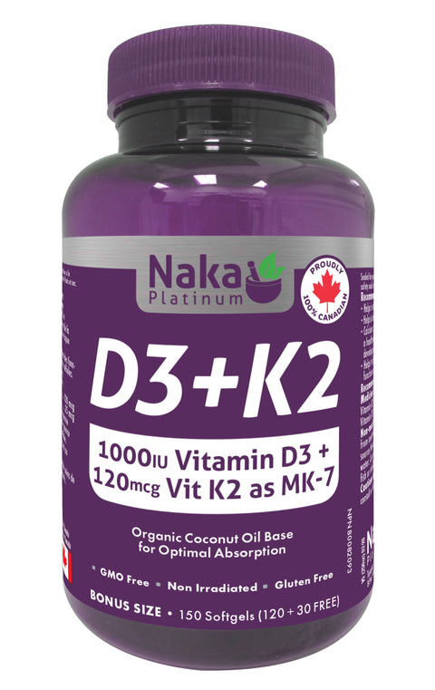 Naka Vitamin D3+K2
