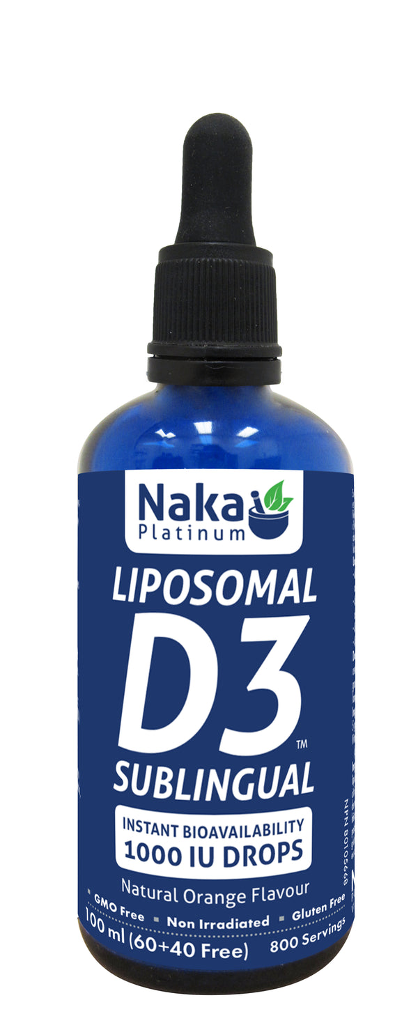 Naka Liposomal Vitamin D3 100 ml (60+40 Free) - 1