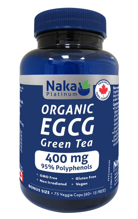 Naka Organic EGCG 75 Veggie Caps
