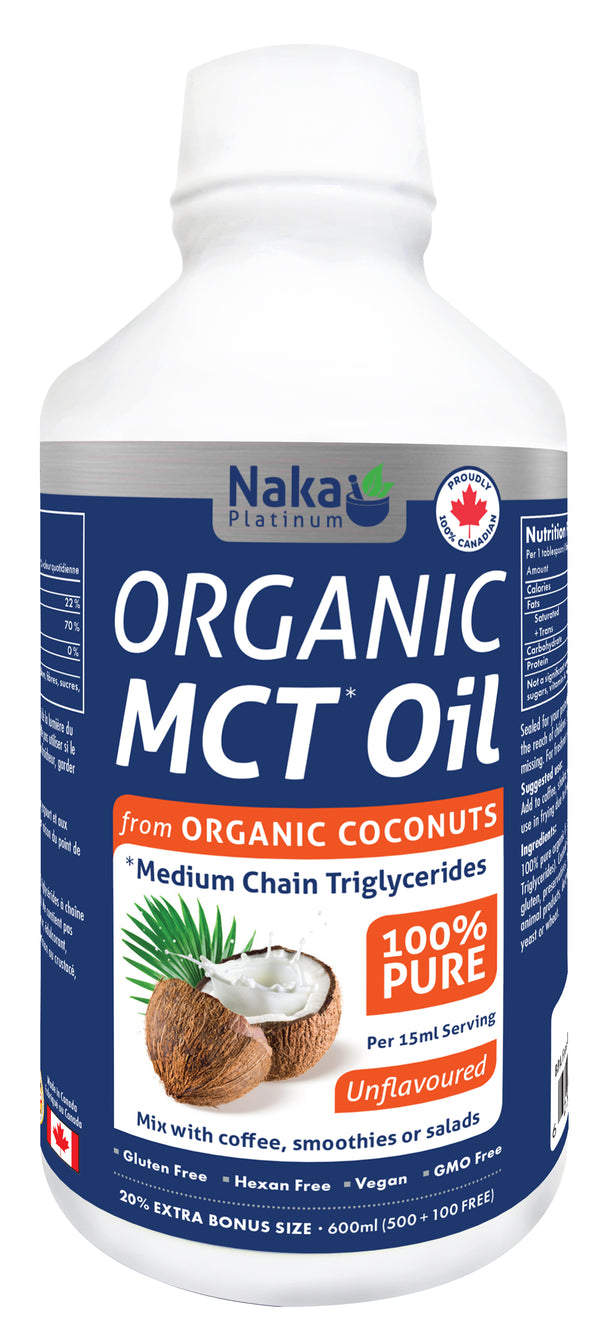 Naka Organic MCT Oil 600 ml - 1