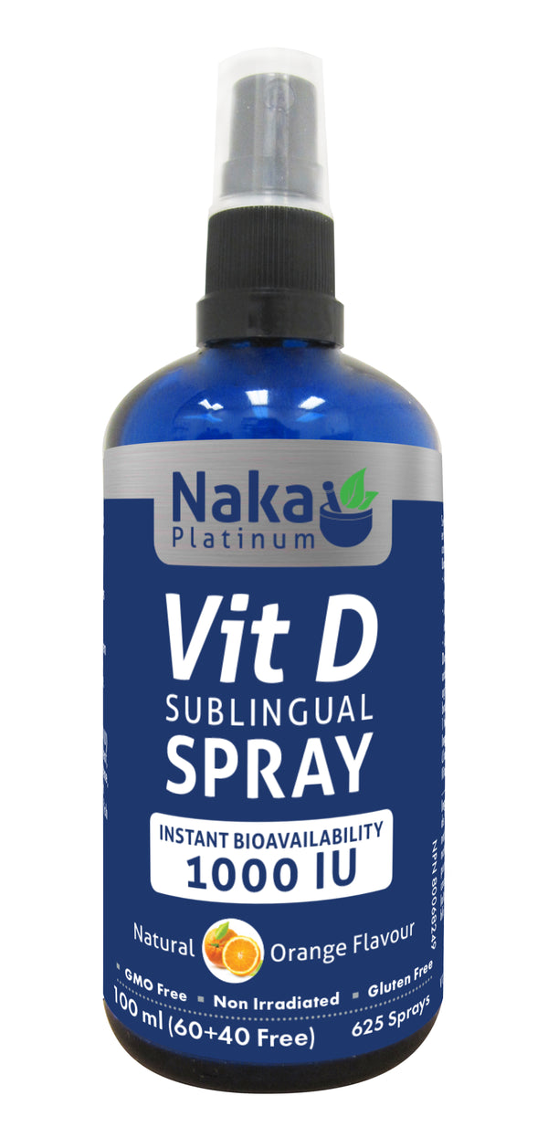 Naka Vitamin D Sublingual Spray 100 ml (60+40 Free) - 1